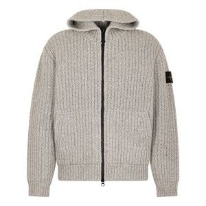Stone Island Chunky Knit Sweater With Hood - NWT